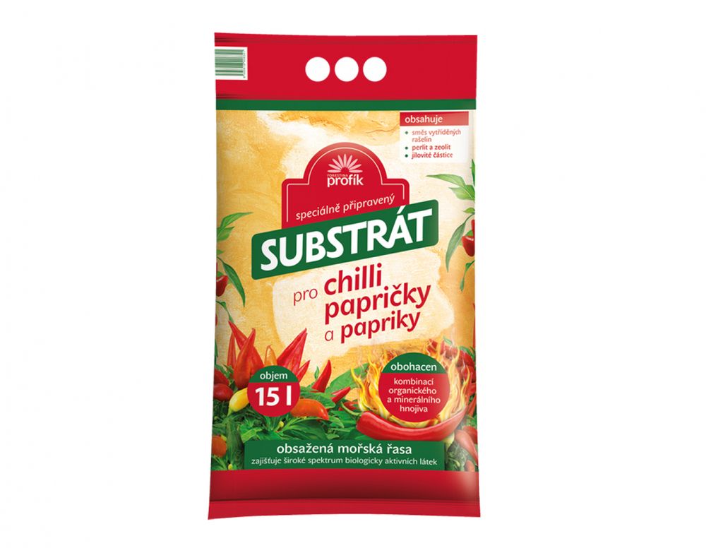 Nohel Substrat de jardin PROFIK pour piments 15l Image du produit 