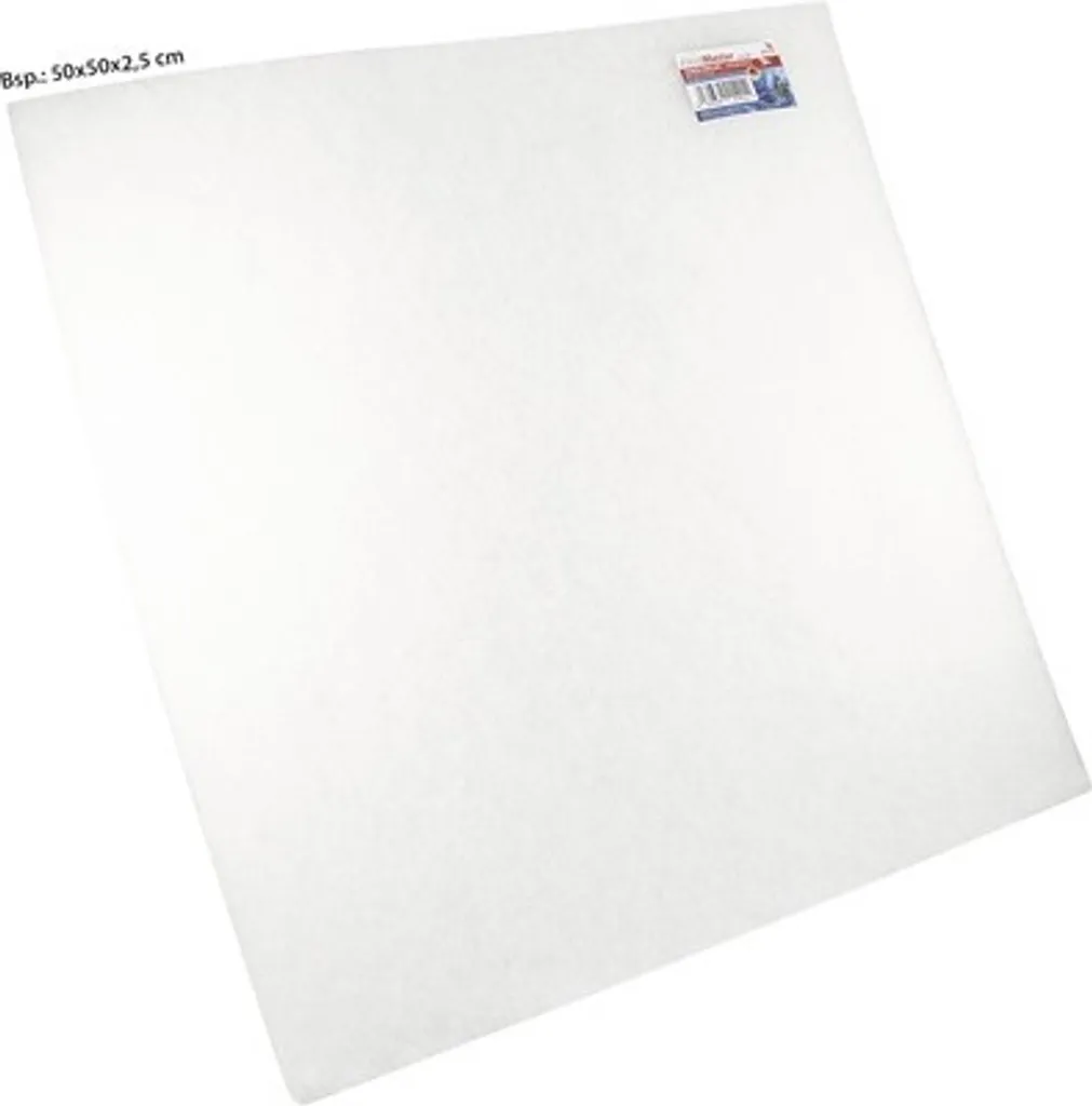 Stop poussière : Filtre vlies universel 100x100 cm pour air sain