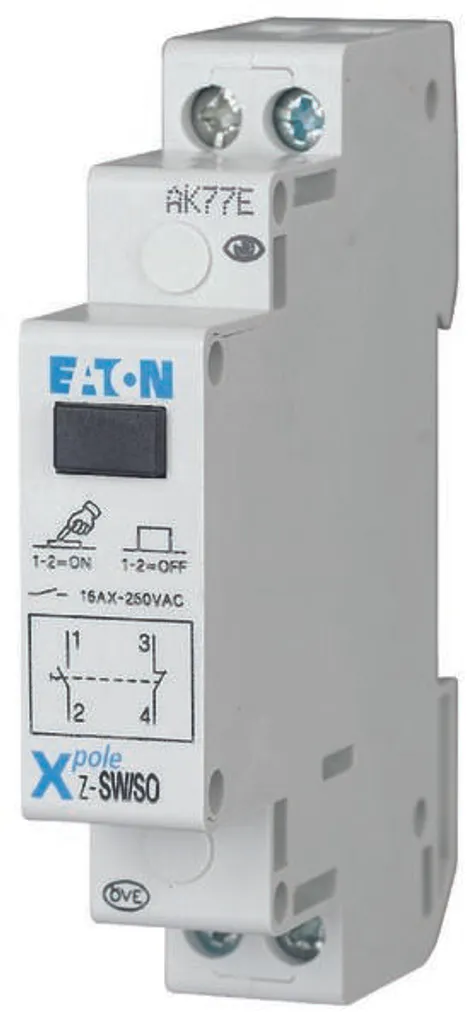 Interrupteur modulaire de commande 16A pour rail DIN de tableau
