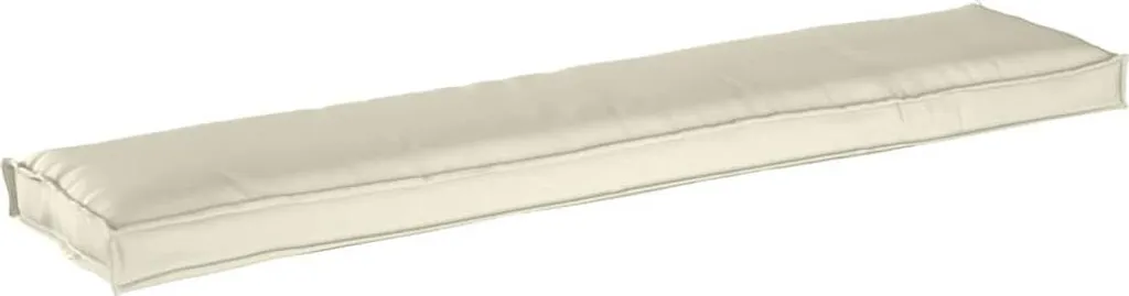 Matelas dossier crème pour salon de jardin palette 180 cm Oxford