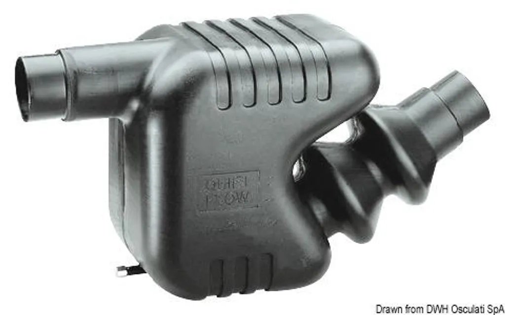 Ligne d'échappement pour moteur 115 CV - Tube de raccordement robuste