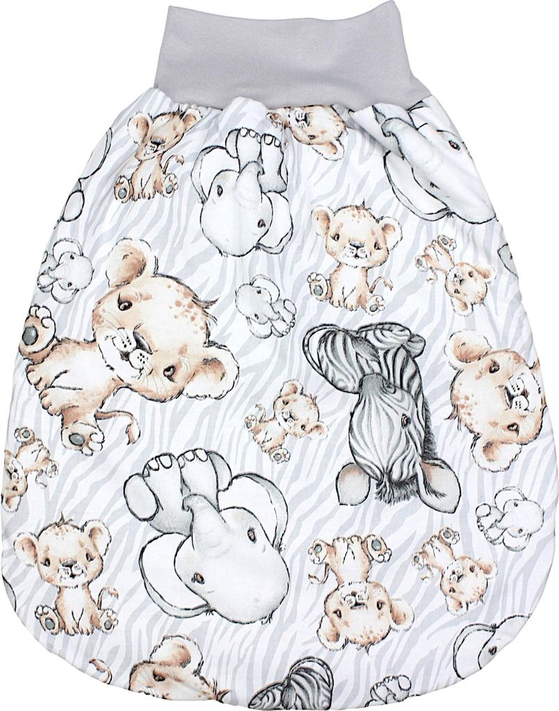 Baby Frhchen Jungen Strampelsack Eisbren  Weicher Pucksack Schlafsack  Handmade In Deutschland, Staubblau ko-Tex Strampelsack