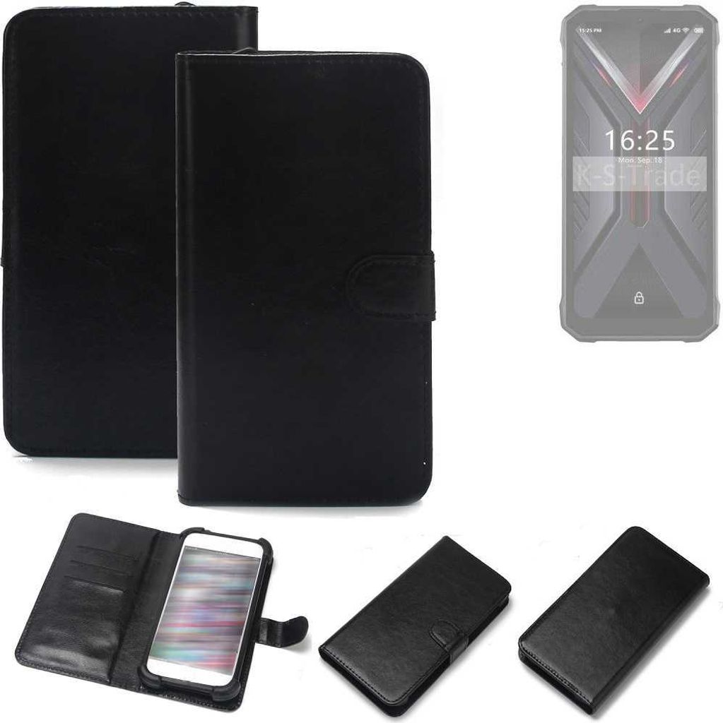 K-S-Trade Handyhülle Schutzhülle kompatibel mit Hotwav T7 Pro Handy Schutz Hülle Handyhülle Bumper schwarz 1x
