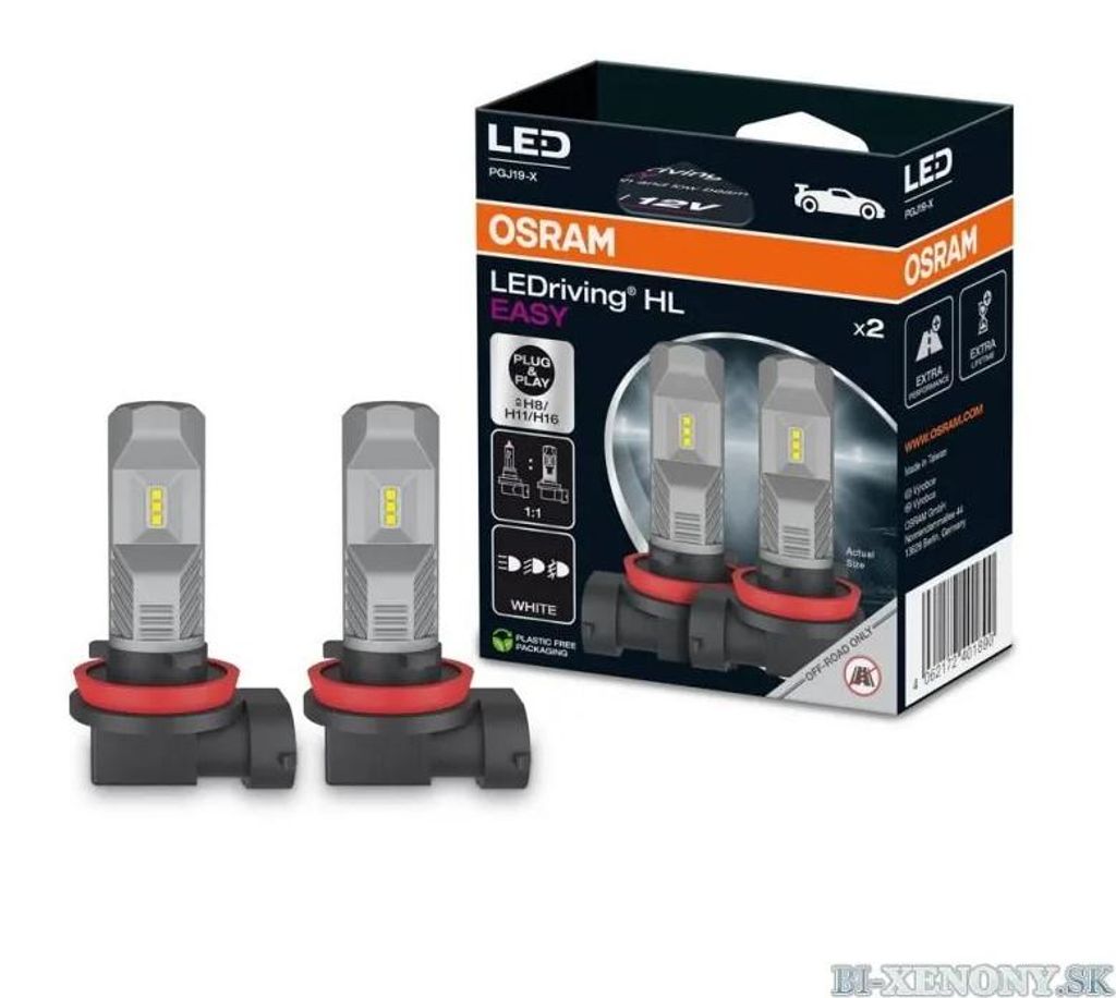Kit 2 lampadine LEDriving HL EASY H8/H11/H16 Osram, codice Immagine del prodotto 