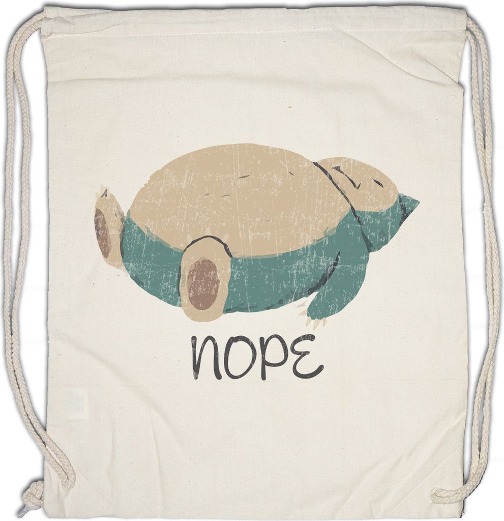 Urban Backwoods Nope, Turnbeutel, Farbe: Beige