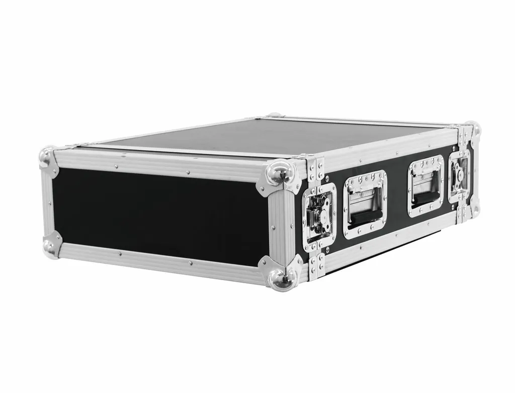 Flight case de transport 4U pour ampli de sono profondeur étendue 57 cm