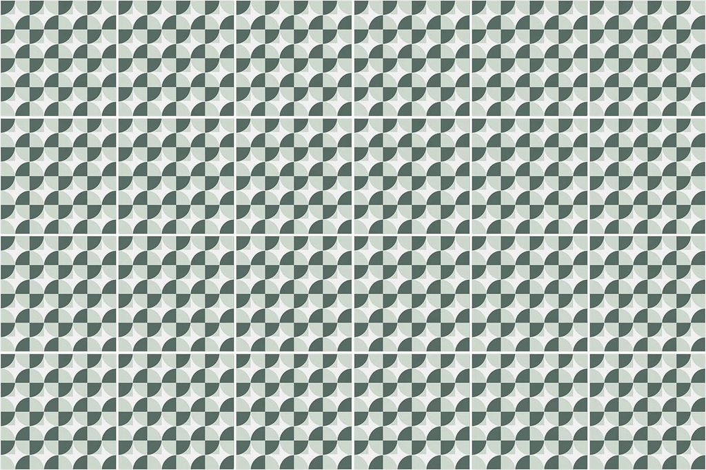 Fliesenaufkleber 10×10 cm – 24 Stück – Selbstklebend – Wasserfest – Pflegeleicht – Hitzebeständig – Für Küche & Bad – Geometrisc...