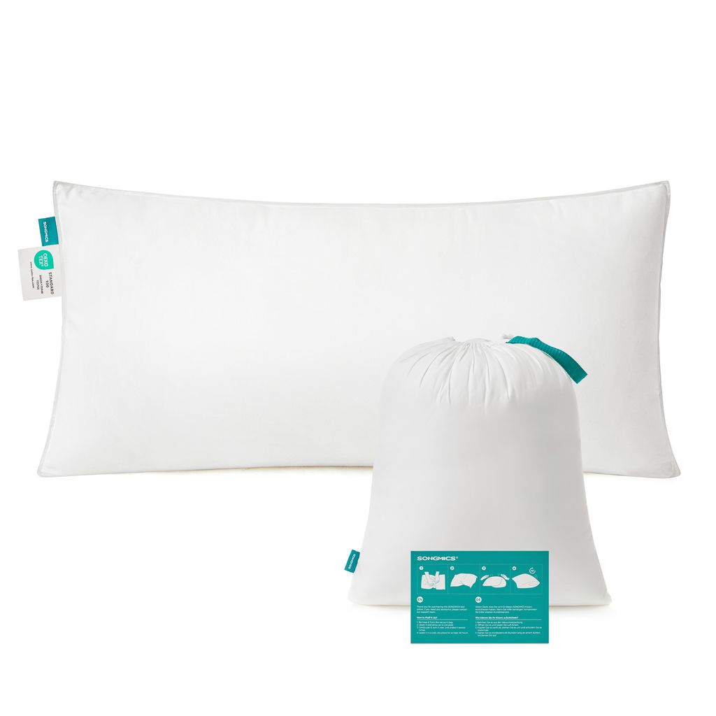 Polštář SONGMICS 40 x 80 cm, náplň 800 g, praní v pračce na Obrázek produktu 