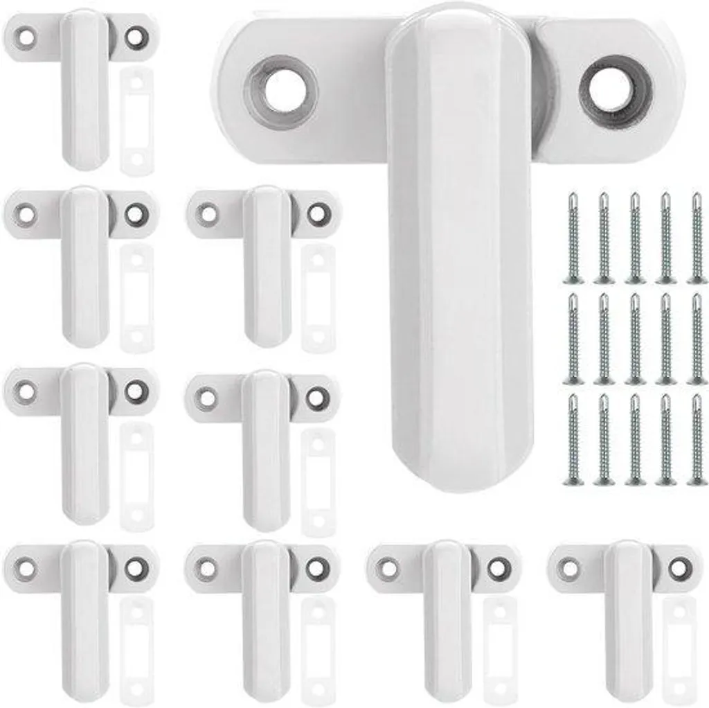 Verrou de sécurité blanc pour fenêtre et porte PVC en aluminium robuste