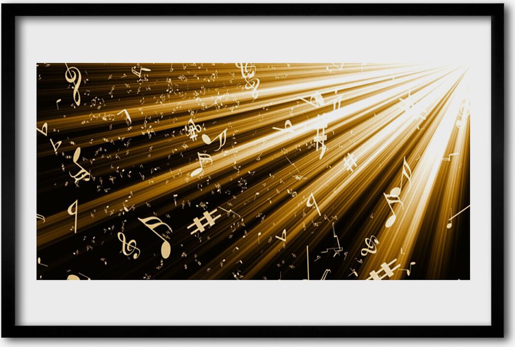 Bild 60x40 MDF-Rahmen Wandkunst Abstraction Graphics Produktbild 