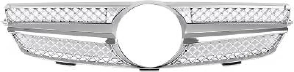 Calandre Mercedes CLK C209 en Argent Chrome DIEDERICHS 1626243 Pro