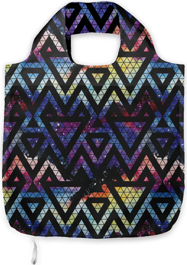 Tote Bag Galaxy ABAKUHAUS - Borsa Geometrica in Tessuto per Tutti i Giorni