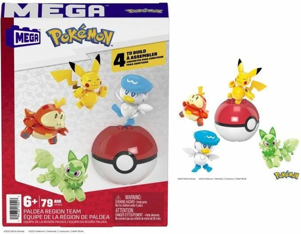 Méga Construx Pokémon, multicolore, plastique Image du produit 