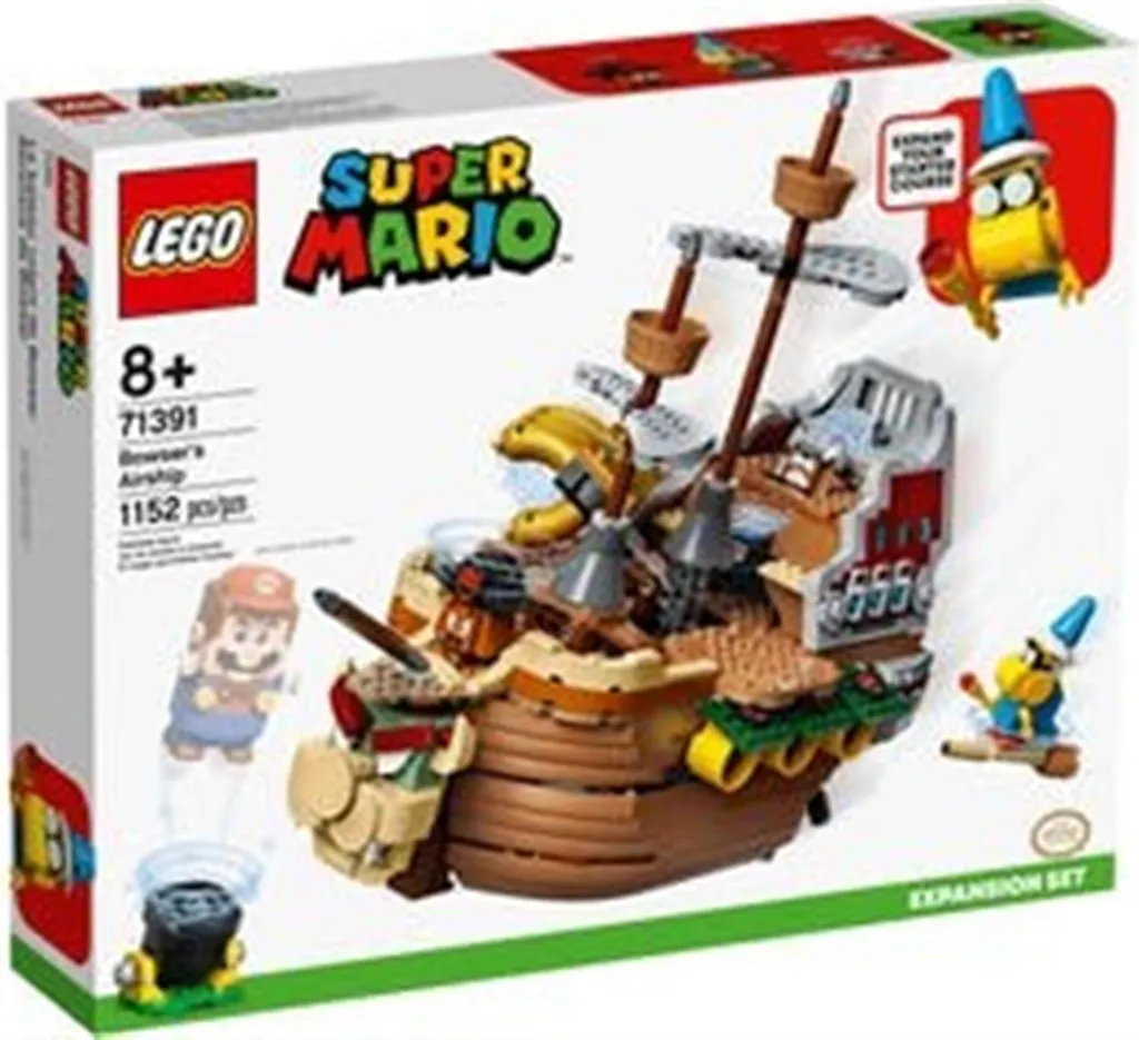Dirigeable de Bowser LEGO 71391 pour agrandir votre parcours Super Mario