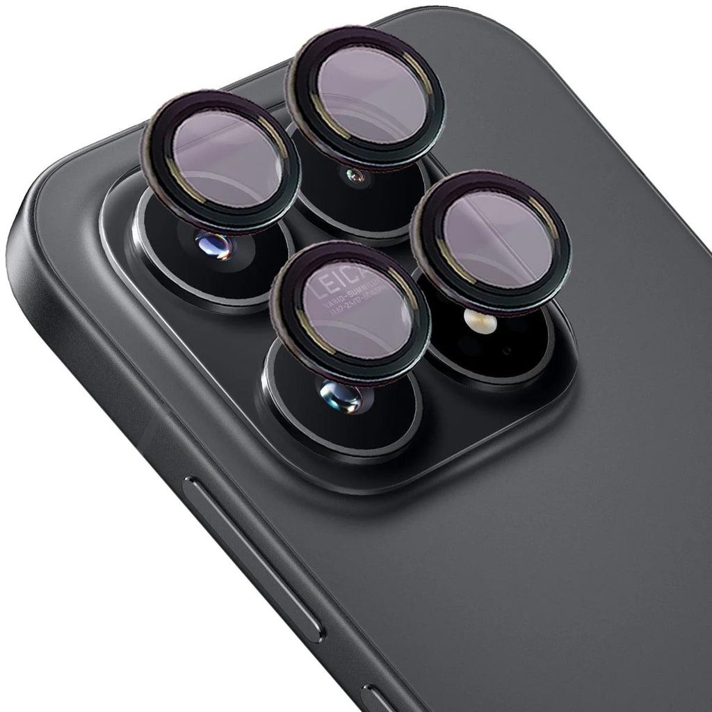 Glas für die Kamera für Xiaomi 17, Bizon Glass Snap Lens, 1 Set, Schwarzer Rahmen