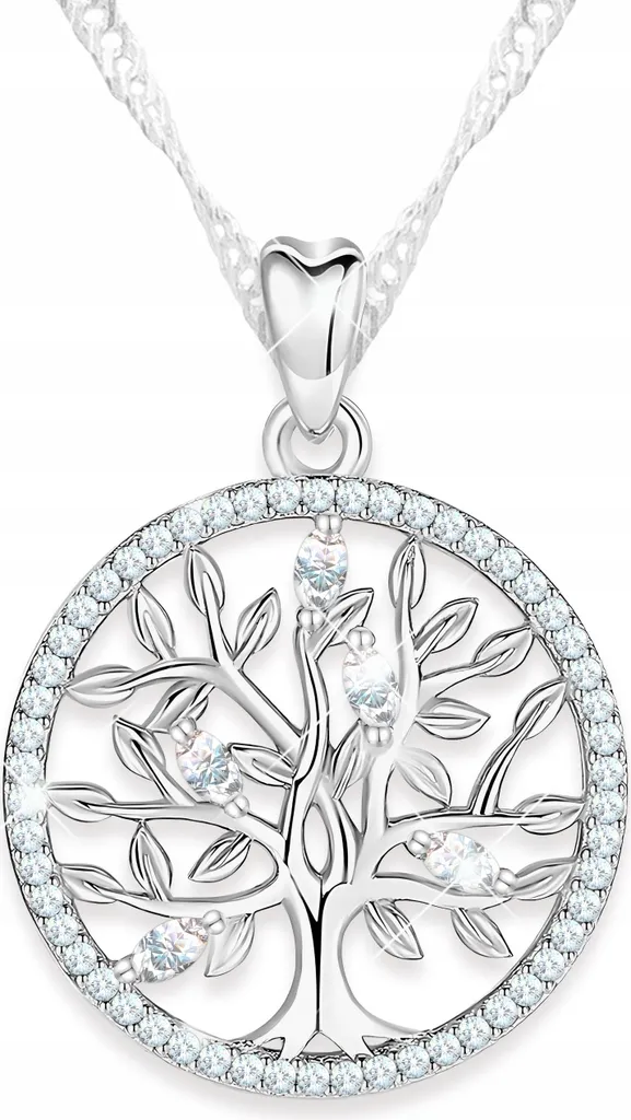 Girocollo Argento 925 Sandalo e Zirconi | Gioiello Elegante Ufficio