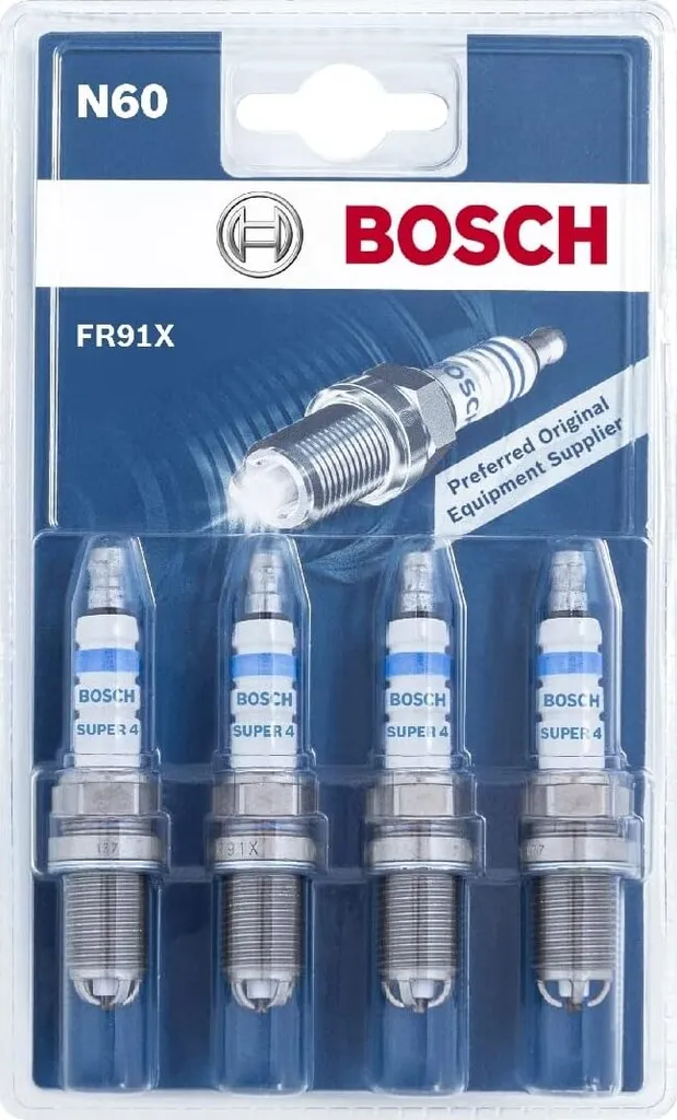 Candele Bosch Super 4 N60 FR91X - Guida Fluida e Partenze Rapide