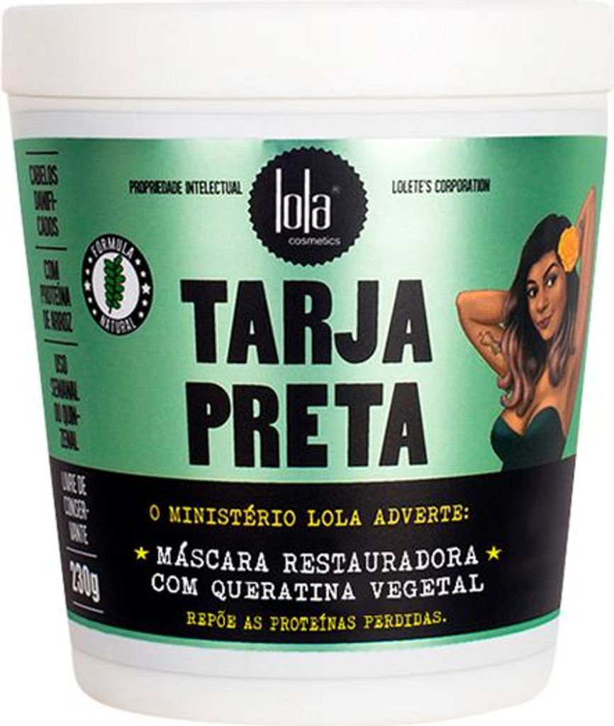 Lola from Rio Tarja Preta Queratina Vegetal Liquida Mascara Immagine del prodotto 