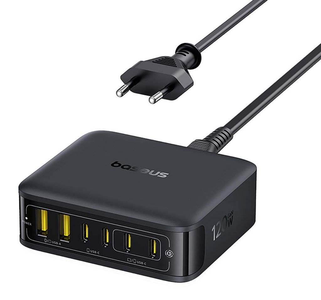 Baseus E0120T00, Interne, AC, Zwart Productafbeelding 