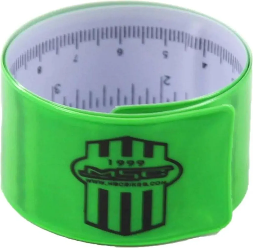 Msc Righello Nastro Riflettente Verde Verde Taglia Unica