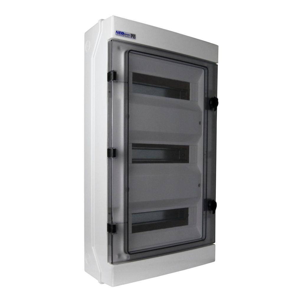 Feuchtraumverteiler Verteilerkasten Sicherungskasten 1000V RH 54/3 AP IP65 54Module VDE 36.154 E-P