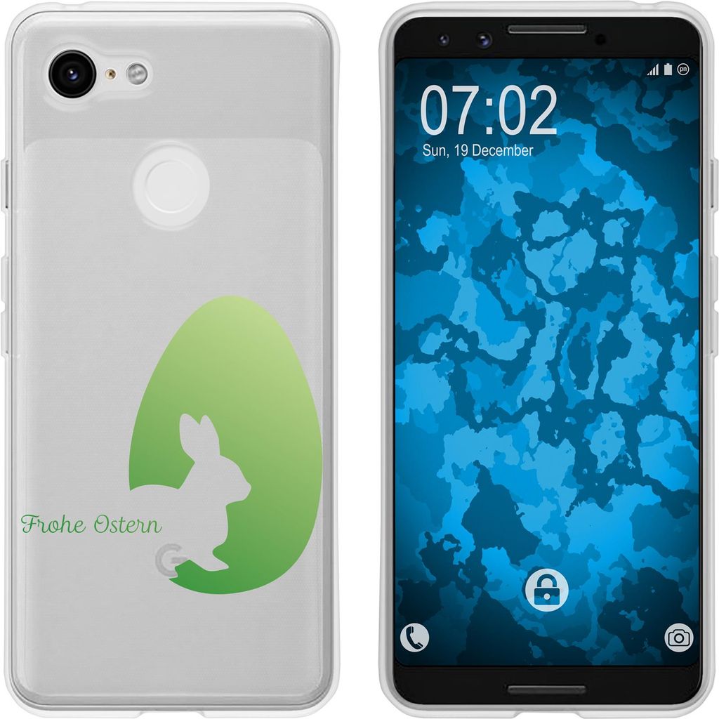 PhoneNatic Case kompatibel mit Google Pixel 3 Silikon-Hülle Produktbild 
