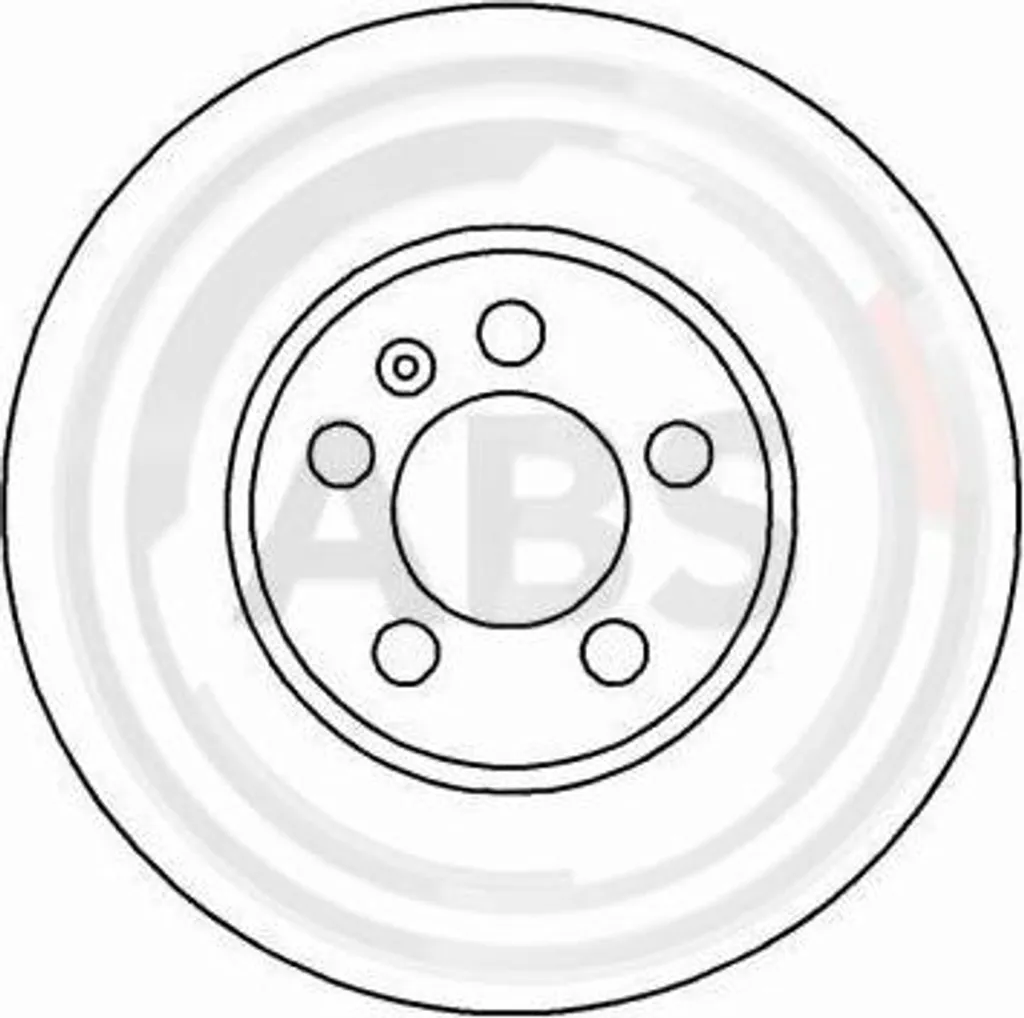 Disque de frein idéal pour rénovation Golf III et Passat 35I - A.B.S.