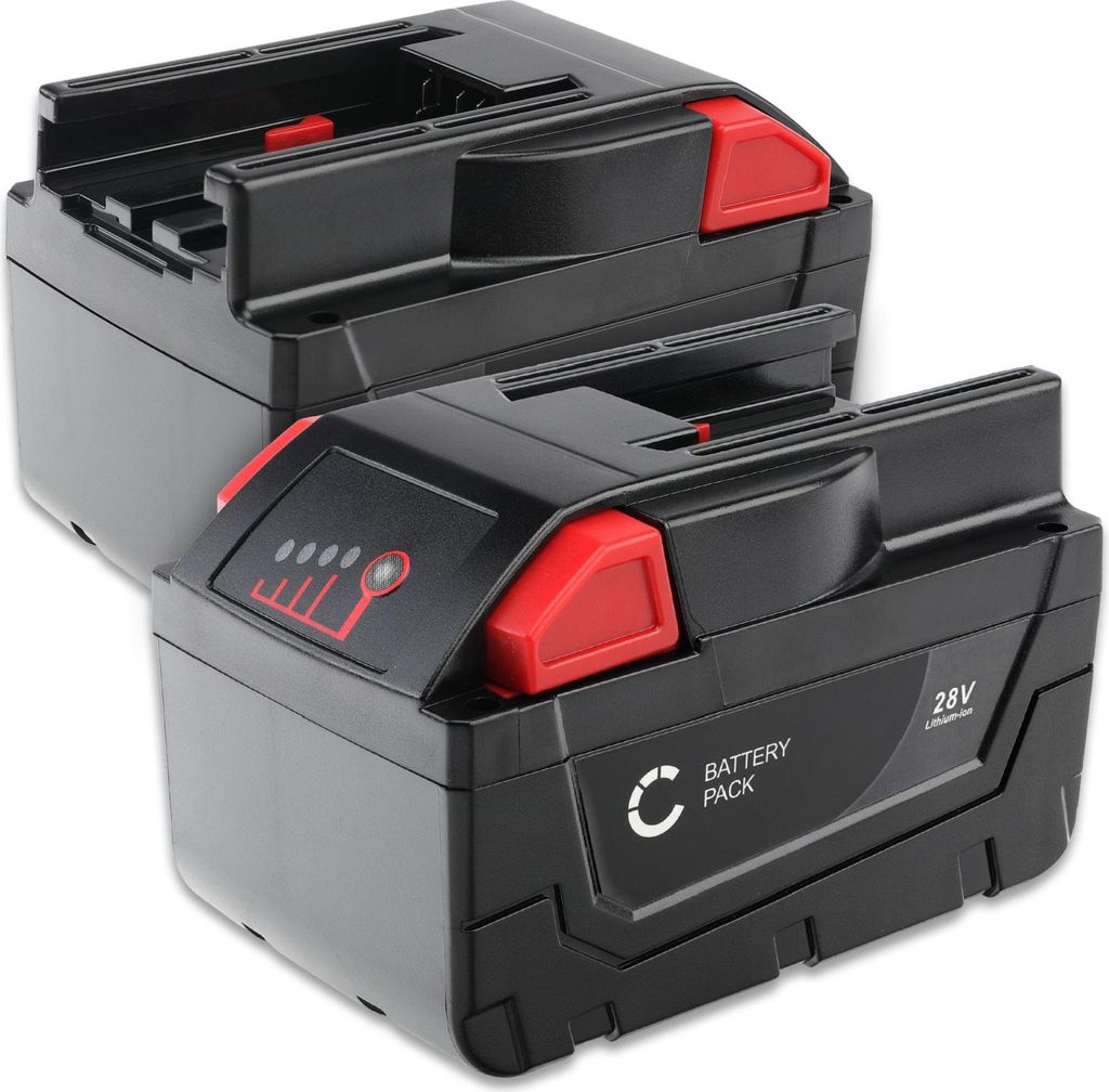 CELLONIC 2x Akku für Werkzeug Kompatibel mit Milwaukee M28, M28 B5, V28 AG, Kompatibel mit Wuerth 0700956730 - (3000mAh, 28V)
