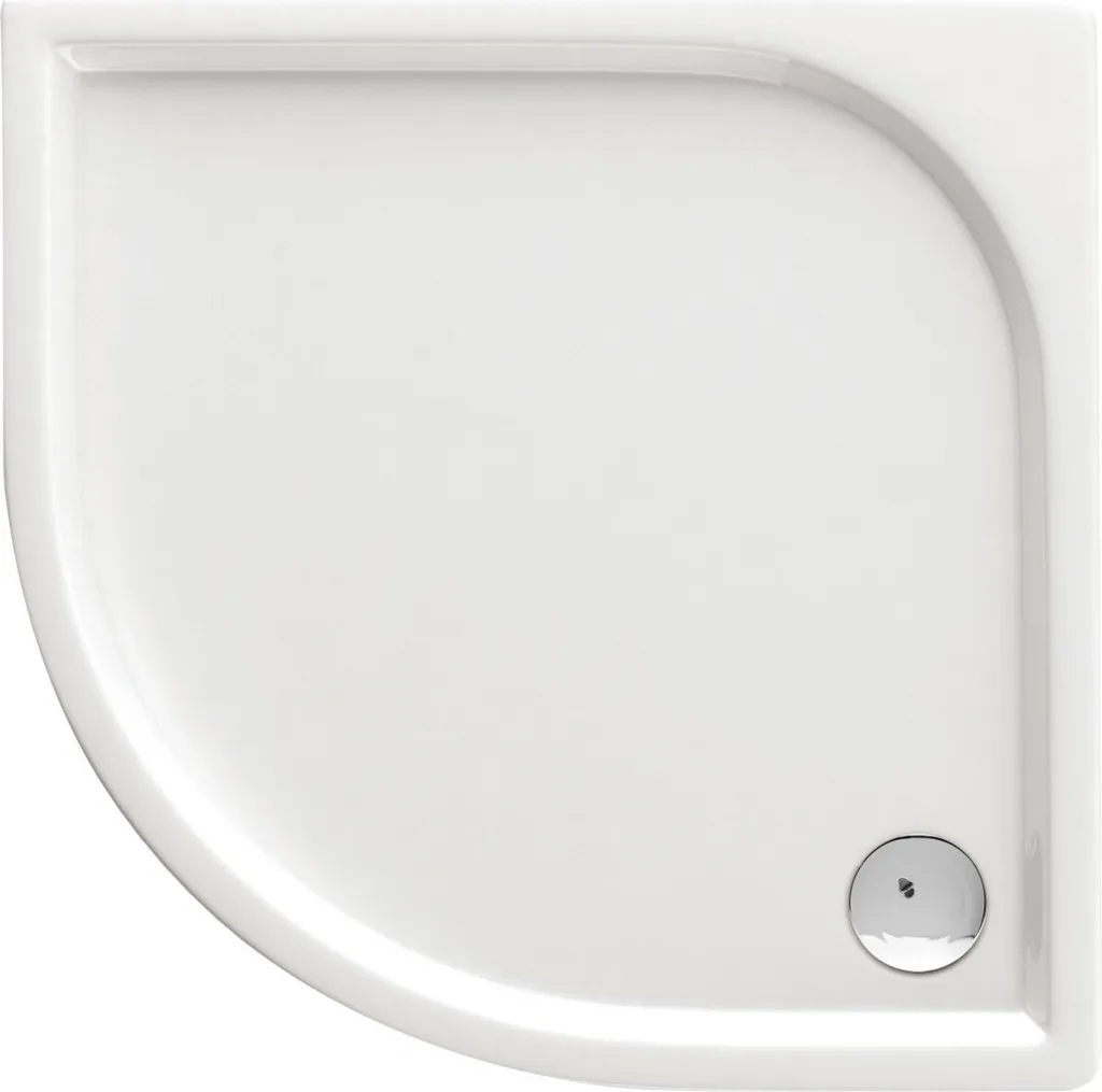 Receveur de douche 80x80 cm acrylique blanc - Receveur douche carré moderne