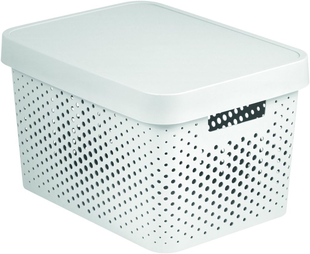 Curver INFINITY opbergbox met deksel en gaatjespatroon, 17 Productafbeelding 