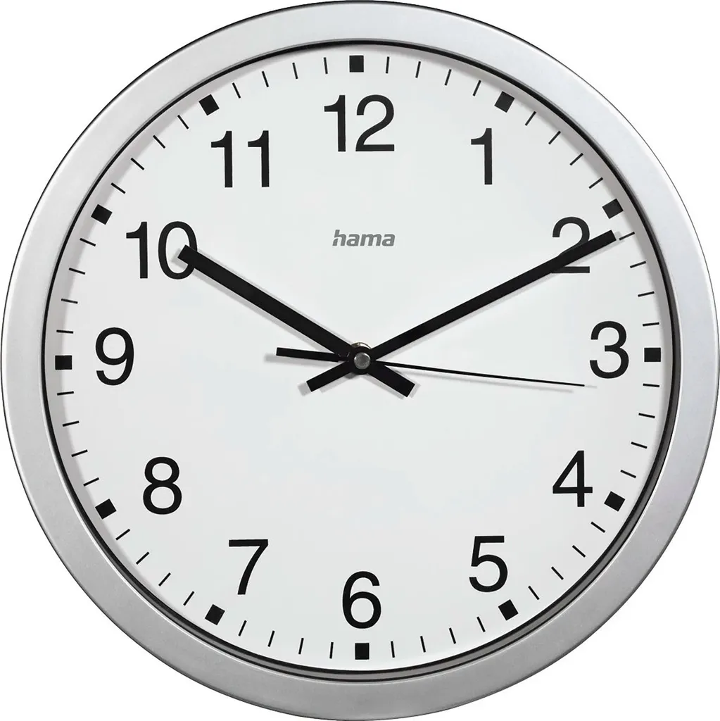 Horloge murale à quartz Hama CWA100 30 cm avec affichage à grands chiffres