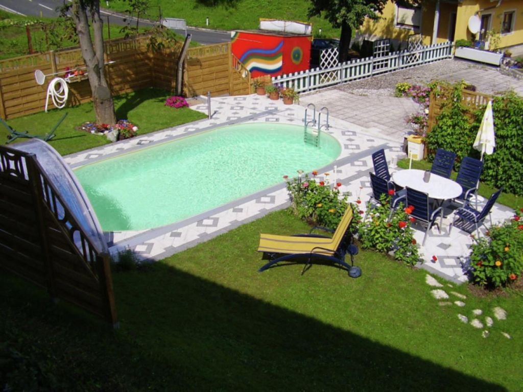 Steinbach Stahlwand Swimming Pool Set "Styria oval" sandfarbene Poolfolie 800 x 400 x 150 cm