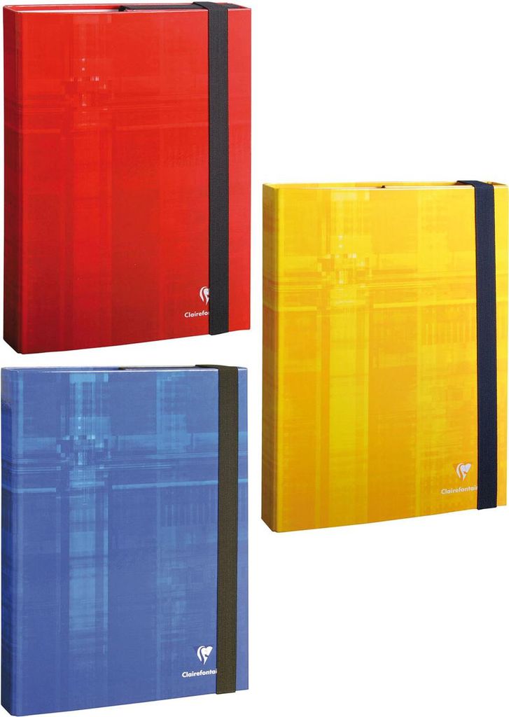 Boîte de cahiers Clairefontaine format A4, assortis Image du produit 