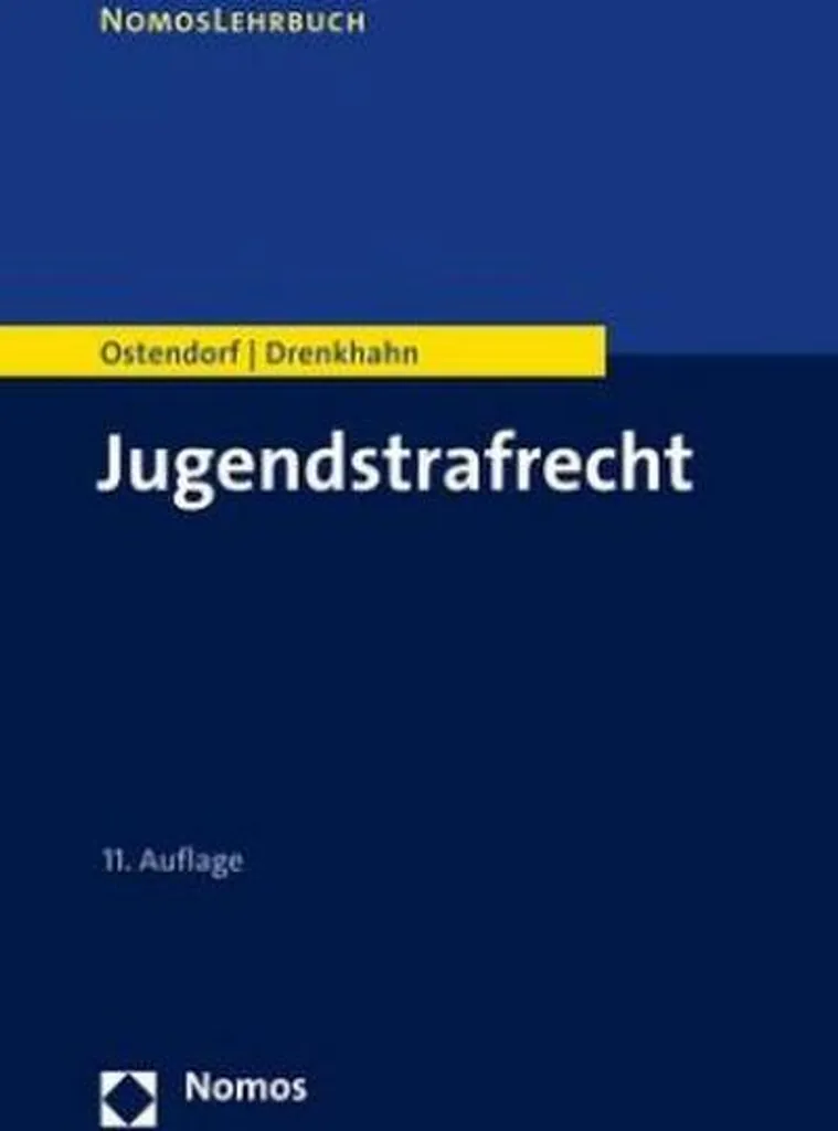 Manuel de Droit Pénal des Mineurs Allemand Jugendstrafrecht Broché