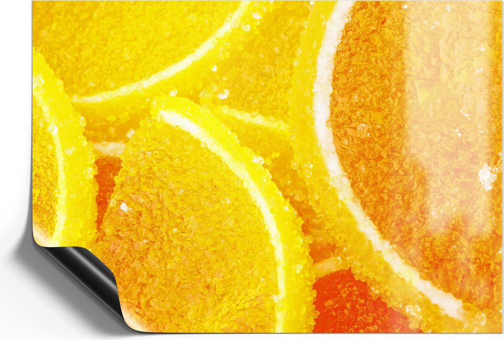 DEQORI Magnetmatte Universal 42x30 cm (A3) 'Süße Zitruspracht' Magnetfolie Kalender Planer