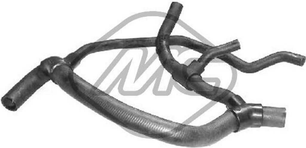 Metalcaucho Kühlerschlauch Wasserschlauch für RENAULT CLIO II (BB0/1/2, CB0/1/2) KANGOO (KC0/1) KANGOO Express (FC0/1) MEGANE I Grandtour (KA0/1)