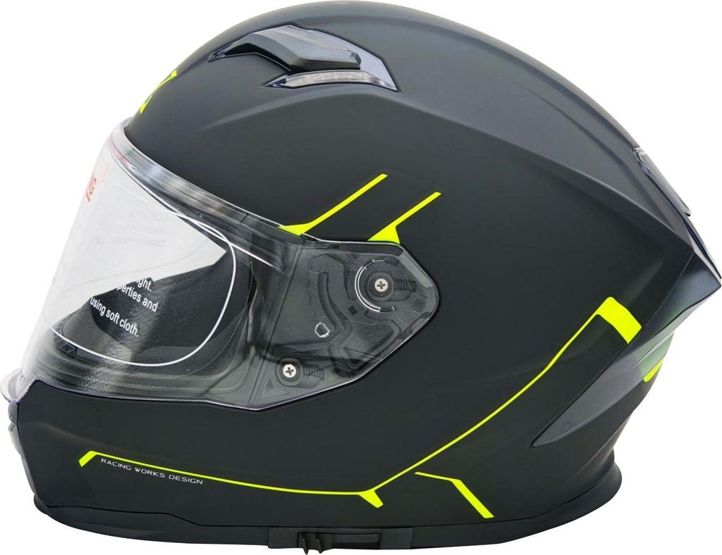Spec-X Helm Sx-82.03/r2 Sw Matt/neongelb S Pinre