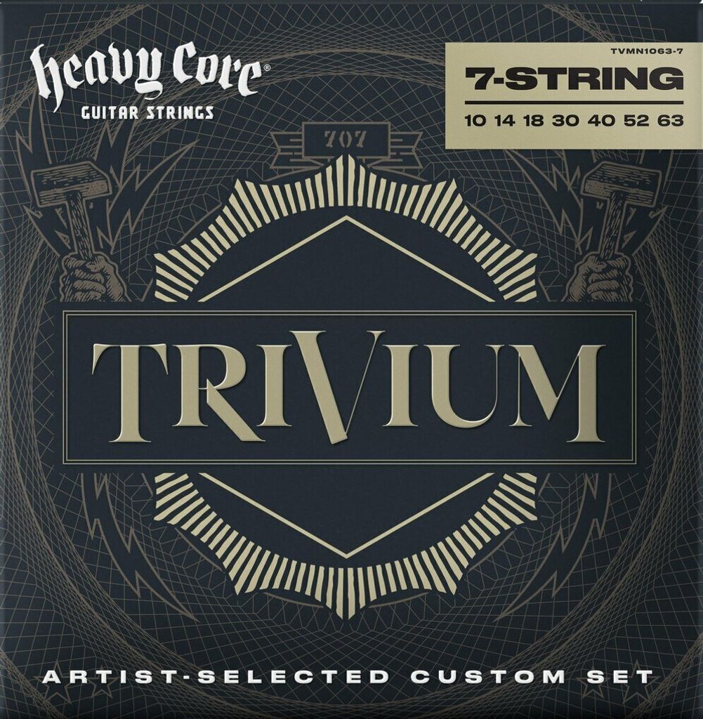 Dunlop TVMN10637 String Lab Trivium 7-String Saiten für E-Gitarre