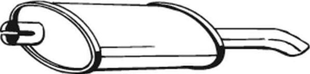 Bosal Endschalldämpfer 185-999
