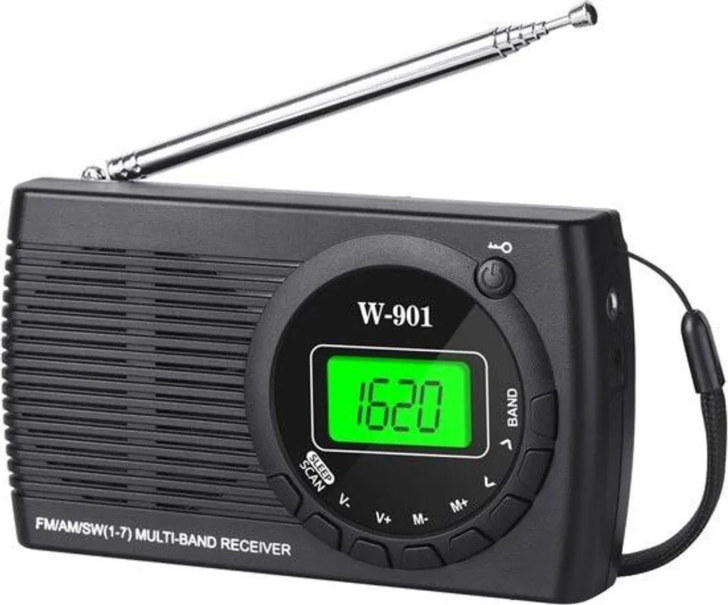 Radio a transistor a batteria - Radio a transistor a batteria - Radio portatile - Piccola radio - Mini radio di emergenza FM/AM - Lettore radio tascabile - Radio per disastri - Radio a batteria