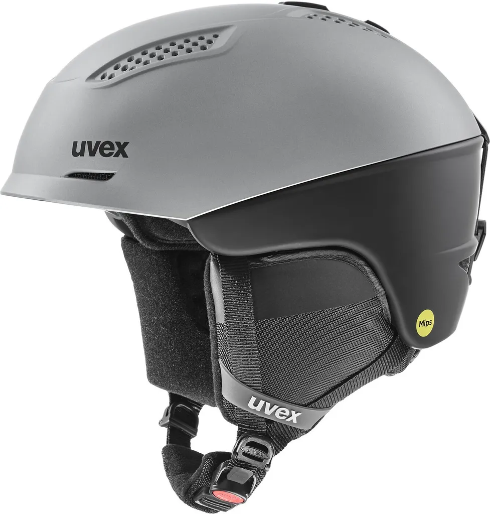 UVEX Ultra MIPS Rhino Noir Mat 59 - Casque avec Système de Ventilation