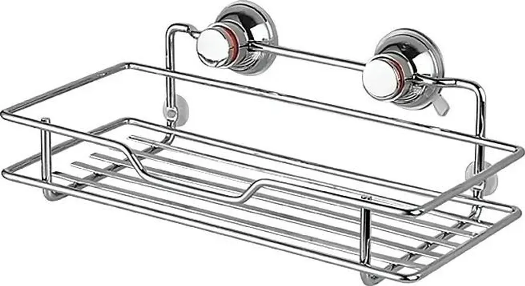Gagnez de la place avec la tablette Pyra chromée, lot de 2 pour salle de bain