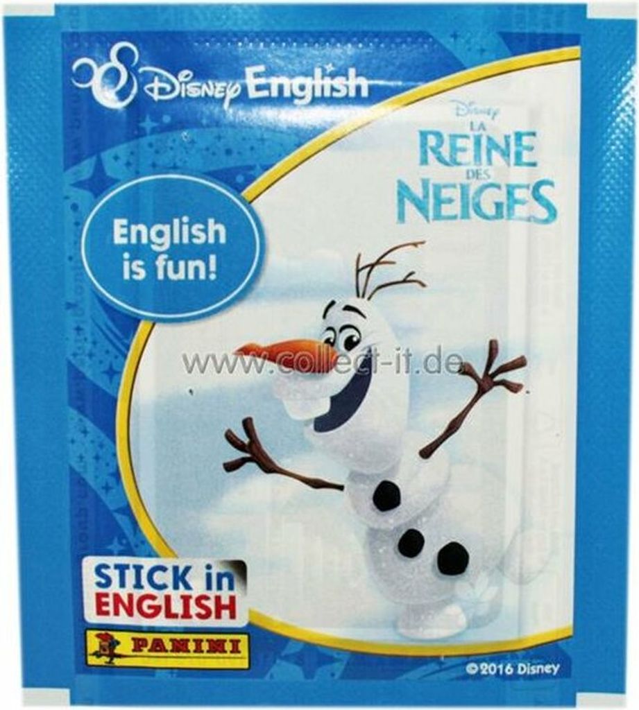 Panini - Disney Die Eiskönigin - English is fun! - Völlig Unverfroren - Sammel-Sticker - 1 Tüte