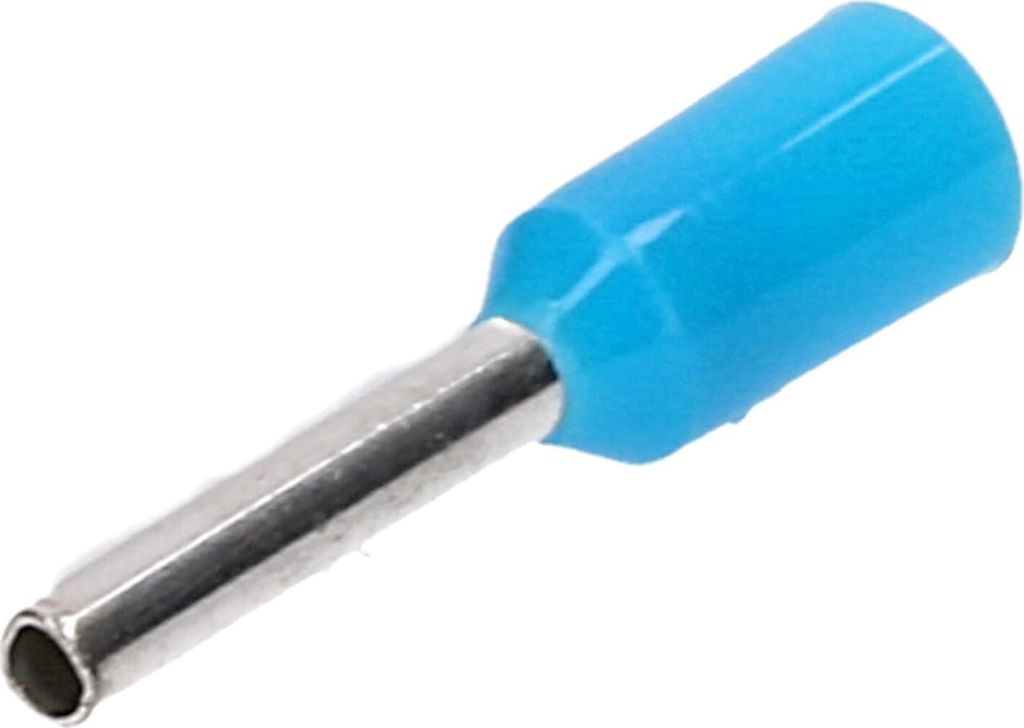 500 Stück Cembre Aderendhülsen isoliert 0,75mm2 8mm lang blau PKE7508 I Industriequalität vom deutschen Händler