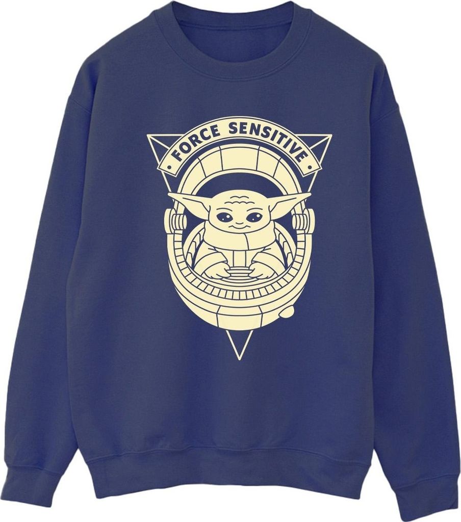 Star Wars - "The Mandalorian Force Sensitive" Sweatshirt für Damen BI39762 (XL) (Marineblau)