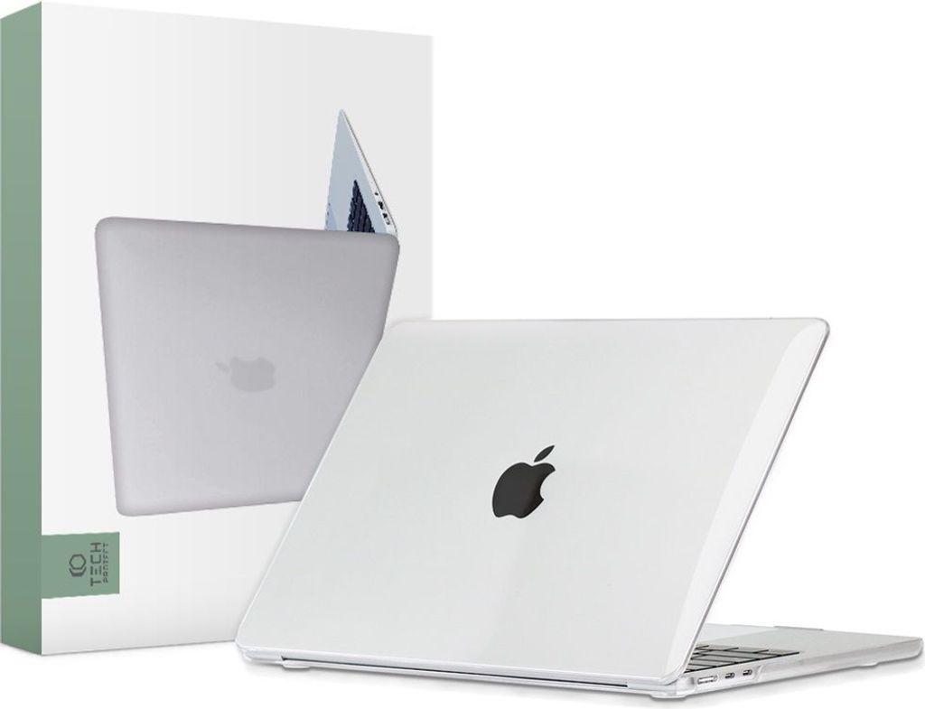 Tech-Protect Smartshell Macbook Air 13 M2 / M3 / 2022-2024 Kristallklar