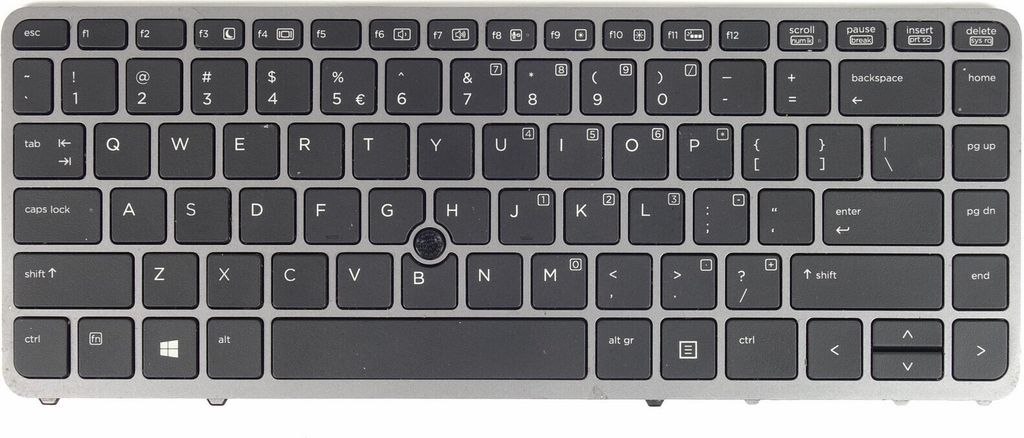 Tradebit - Tastatur für HP | Englisch US QWERTY INT | Volle Kompatibilität | Hochwertige Materialien | Modelle: Elitebook 840 850 g1 g2