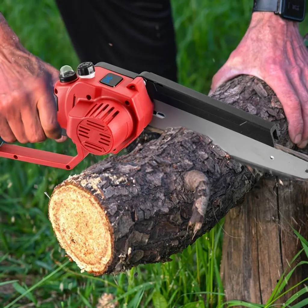 Tronçonneuse électrique AKU BRENCHIE 24V - Mini scie à bois portative - 17