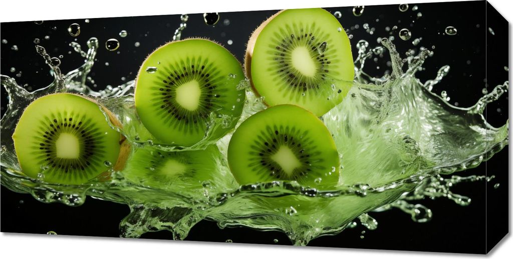 Bild 60x30cm Kiwi-Energie