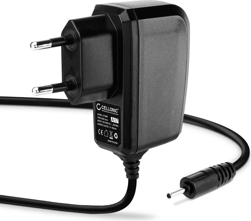 Alimentatore Nokia Spina Piccola 2mm - Caricatore CELLONIC 1.1m